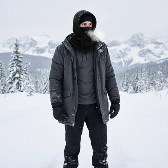 Fleece Balaclava Ski Mask Set Warm Unisex Winter Face Cover Gear main image 8